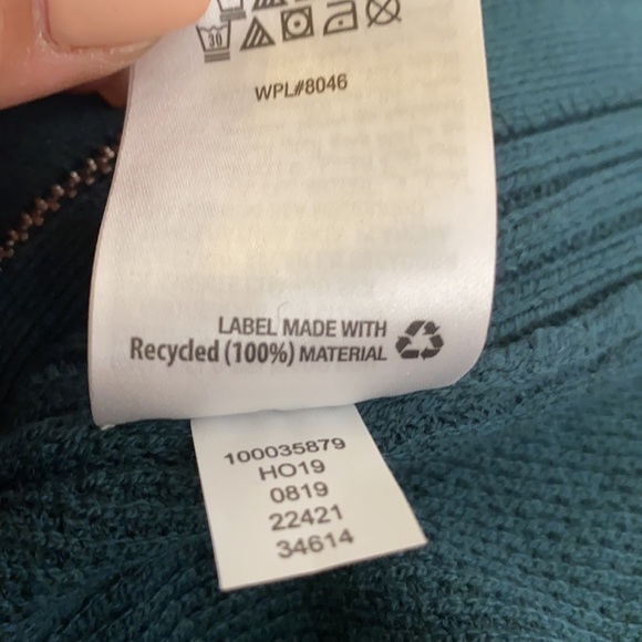 INC Waffle-Knit Side-Zip Tunic Sweater - Picture 6 of 6